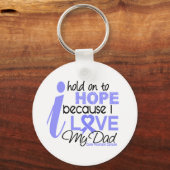 Prostatakrebs Hoffnung für meinen Vater Schlüsselanhänger (Vorderseite)