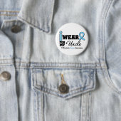 Prostatakrebs Ich trage einen hellblauen Onkel Button (Beispiel)