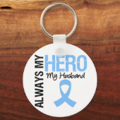 Prostatakrebs immer mein Held Schlüsselanhänger (Vorderseite)