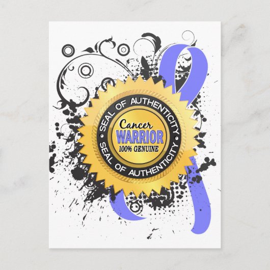 Prostatakrebs-Krieger 23 Postkarte (Vorderseite)