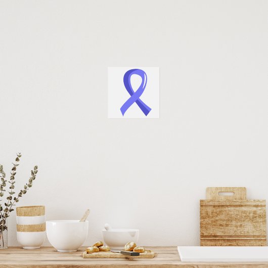 Prostatakrebs Light Blue Ribbon 3 Poster (Küche)