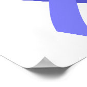 Prostatakrebs Light Blue Ribbon 3 Poster (Ecke)