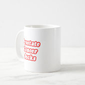 Prostatakrebs Sind zum Kotzen Kaffeetasse (Vorderseite Links)