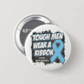 Prostatakrebs starke Männer tragen eine Schleife Button (Vorne & Hinten)
