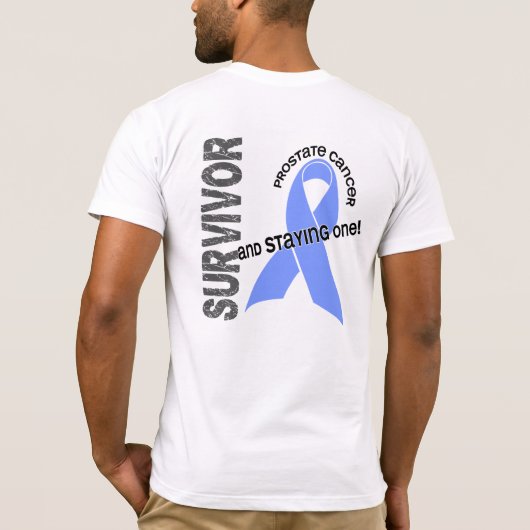Prostatakrebs-Überlebender 1 T-Shirt (Rückseite)
