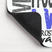 Prostatakrebs-Überlebender 4 Mousepad (Ecke)