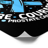 Prostatakrebs-Unterstützung - Prostatakrebs-Awa Poster (Ecke)