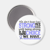 Prostatakrebs wie stark wir sind magnet (Vorderseite/Rückseite)