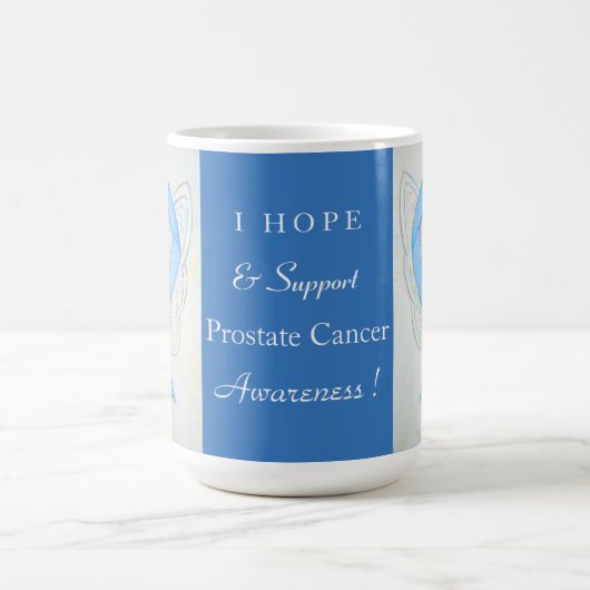 Prostatakrebsbewusstsein Multifunktionsband-Engel Kaffeetasse (Mittel)