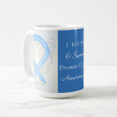 Prostatakrebsbewusstsein Multifunktionsband-Engel Kaffeetasse (Vorderseite Links)