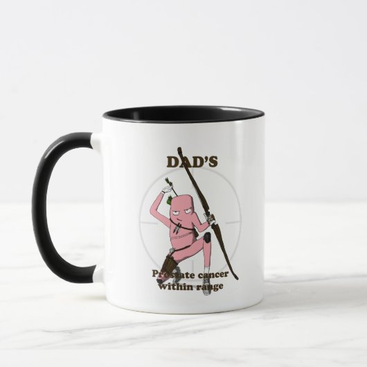 Prostatakrebsgeschenk für Ihren Vater Tasse (Links)