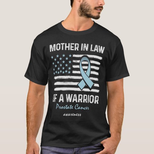 Prostatakrebsüberlebende unterstützen Mutter im Ge T-Shirt (Vorderseite)