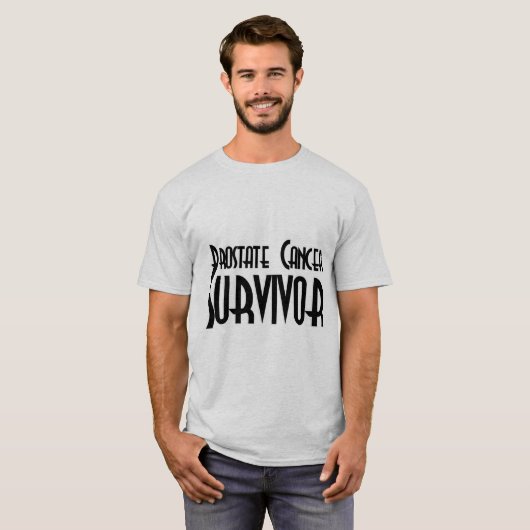 Prostatakrebsüberlebung T-Shirt (Vorne ganz)
