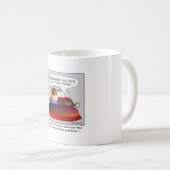 Prostataproblem-Cartoon-Tasse Kaffeetasse (VorderseiteRechts)