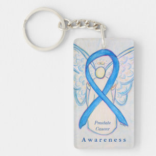 Prostate Cancer Angel Awareness Ribbon Schlüsselan Schlüsselanhänger