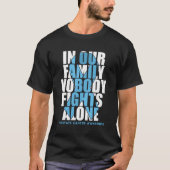 Prostate Cancer Awareness Month Supporter Fighter T-Shirt (Vorderseite)