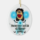 Prostate Cancer Guardian Angel Keramikornament (Rechts)