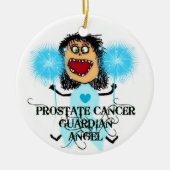 Prostate Cancer Guardian Angel Keramikornament (Vorne)