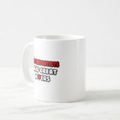 Prosthodontien machen große Geliebte Kaffeetasse (Vorderseite Links)
