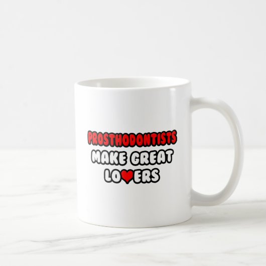 Prosthodontien machen große Geliebte Kaffeetasse (Rechts)