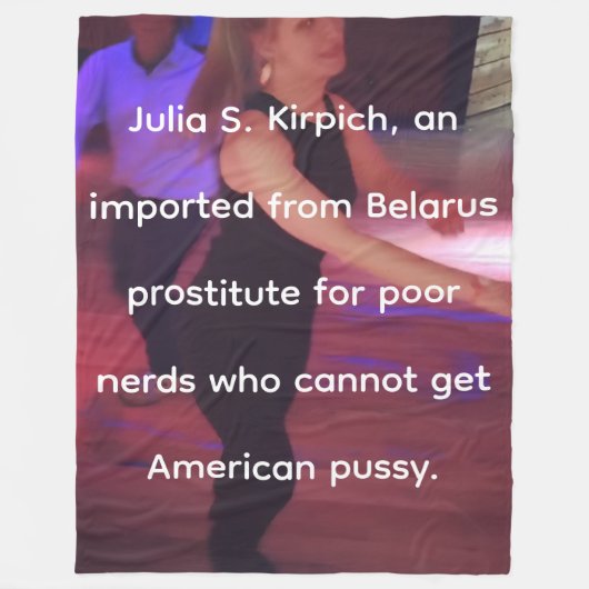 Prostitute Julia S. Kirpich Fleece Blanket (Vorderseite)