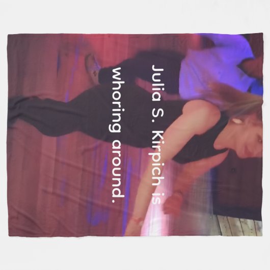Prostitute Julia S. Kirpich Fleece Blanket (Vorderseite (Horizontal))