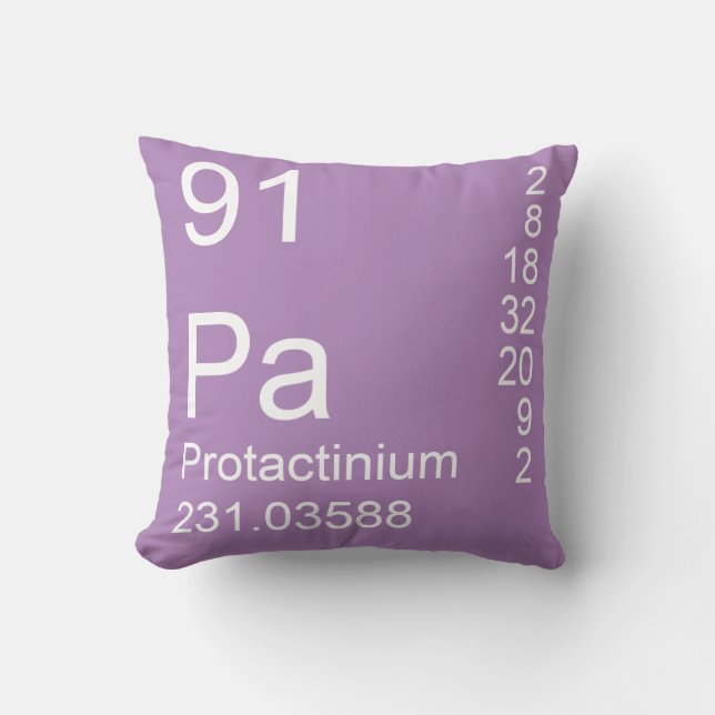 Protactinium Kissen (Vorderseite)