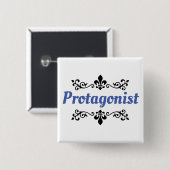 Protagonist Button (Vorne & Hinten)