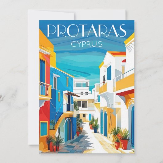 Protaras cyprus - Ostzypern Feiertagskarte (Vorderseite)