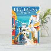 Protaras cyprus - Ostzypern Feiertagskarte (Stehend Vorderseite)