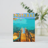 Protaras cyprus - Ostzypern Feiertagspostkarte (Stehend Vorderseite)