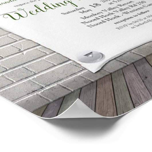 Protea - Ankündigung der Blume Strelitzia Poster (Ecke)