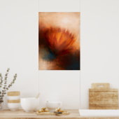 Protea Atmosphärische Florale Abstraktion Poster (Küche)