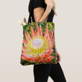 Protea Australische Blumenfotografie Tasche (Von Nahem)