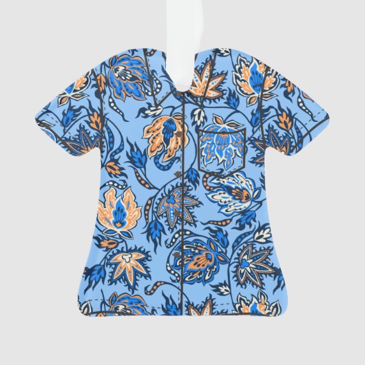 Protea Batik Hawaiian Tropical Floral Aloha Shirt Ornament (Vorderseite)