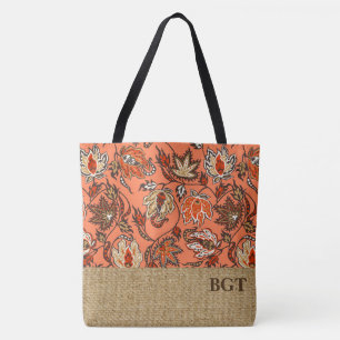 Protea Batik Hawaiian Tropical Monogramm Strandtas Tasche