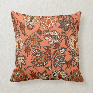 Protea Batik Tropical Blume Square Kissen