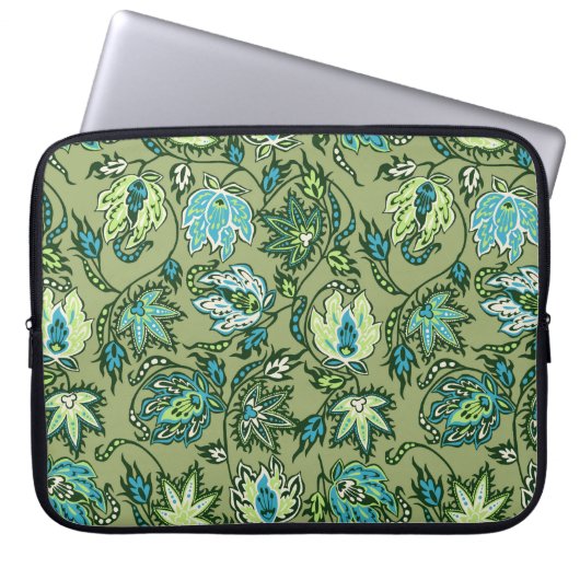 Protea Batik Tropical Neoprene Wetsuit Laptopschutzhülle (Vorderseite)