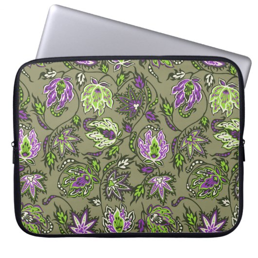 Protea Batik Tropical Neoprene Wetsuit Laptopschutzhülle (Vorderseite)