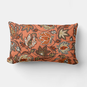 Protea Batik Tropische Blume Lumbar Kissen