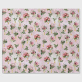 Protea Blume Bouquets mit Salbei-Blätter Geschenkpapier (Flach)