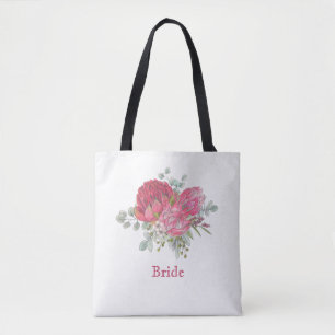 Protea Blume Bridal Tasche