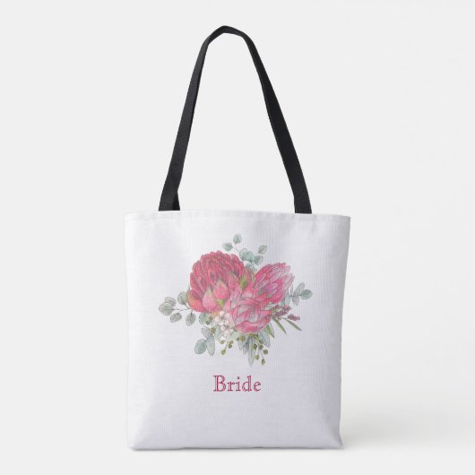 Protea Blume Bridal Tasche (Rückseite)