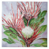 Protea-Blume Fliese (Vorderseite)