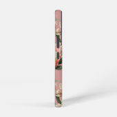 Protea Blume Fynbos Pink White Green Phone Case Samsung Galaxy Hülle (Rechte Seite)