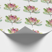 Protea-Blume Geschenkpapier (Ecke)