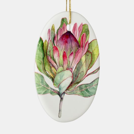 Protea-Blume Keramikornament (Rechts)