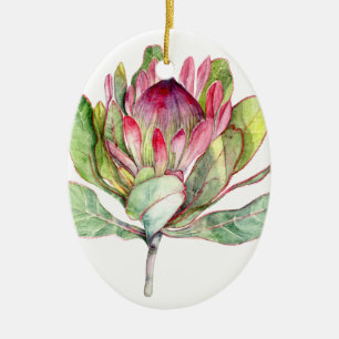 Protea-Blume Keramikornament