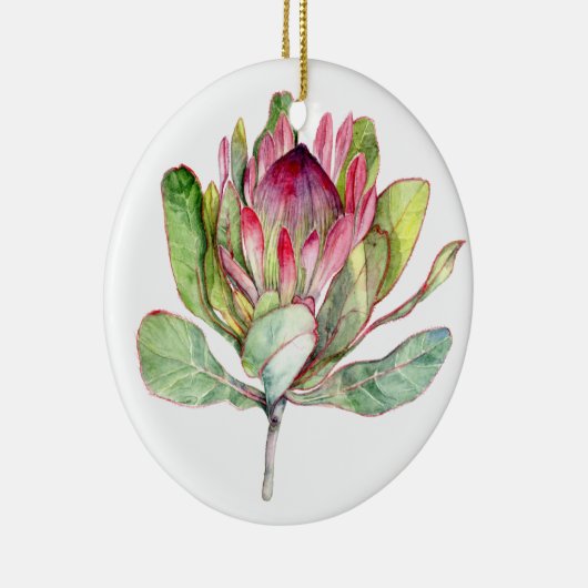 Protea-Blume Keramikornament (Rechts)
