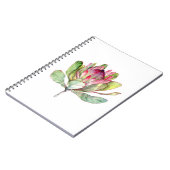 Protea-Blume Notizblock (Linke Seite)